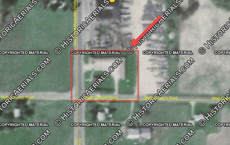 Triple R Motel - 1981 Aerial (newer photo)